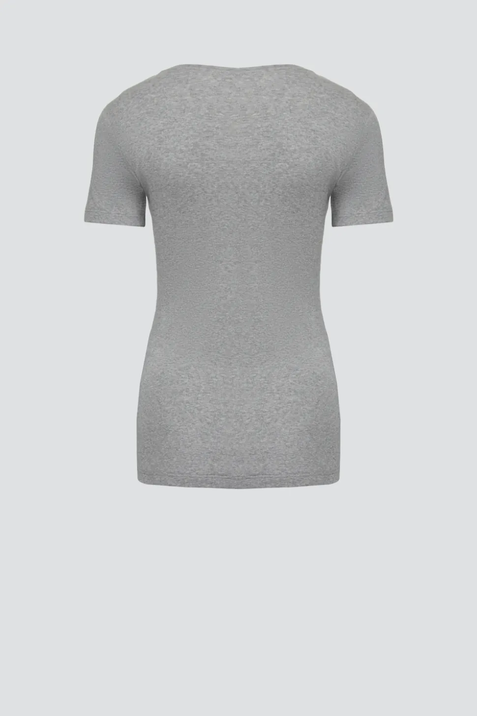 Basic Shirt aus Feinripp