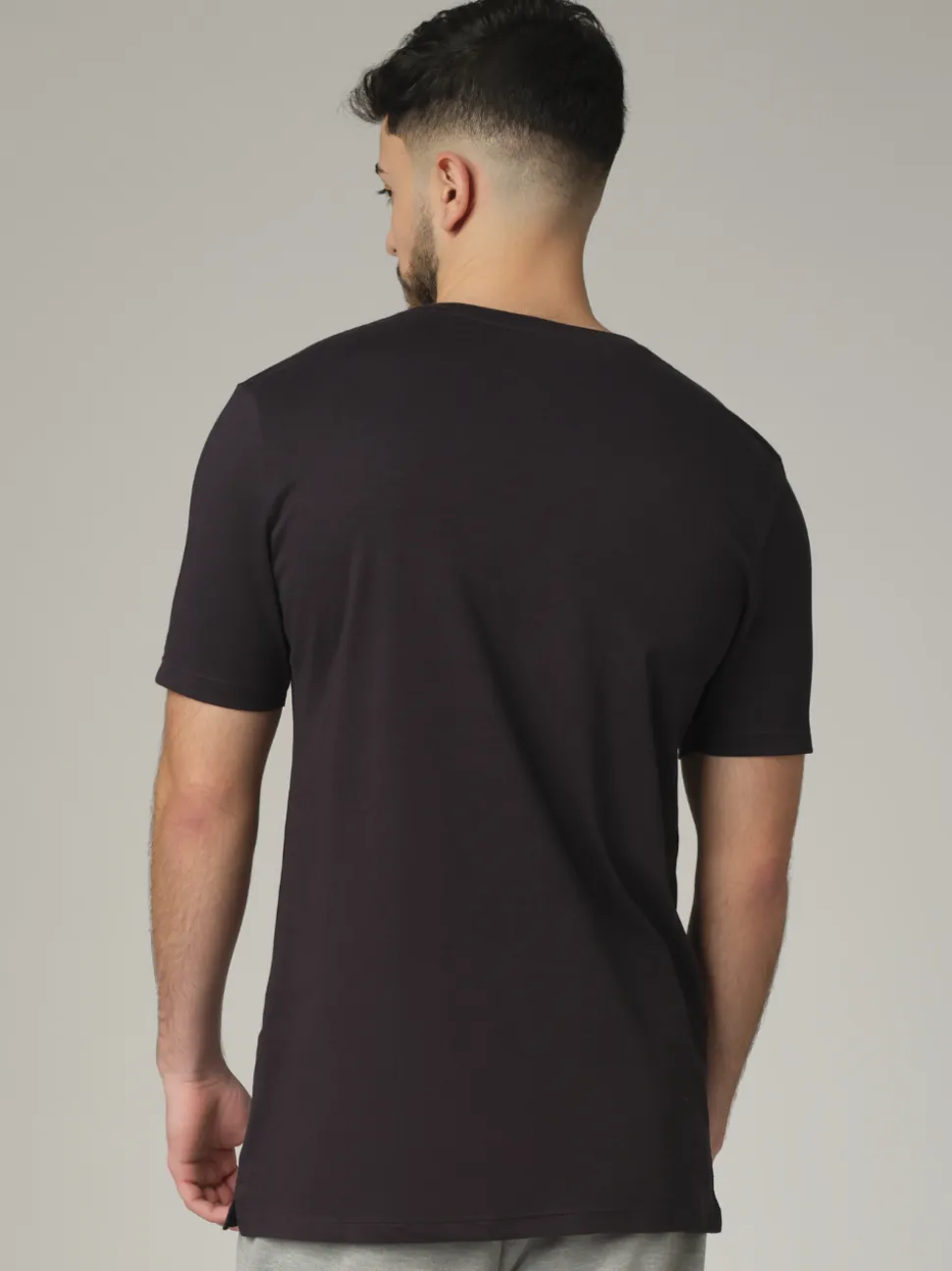 Basic Shirt kurzarm Rundhals