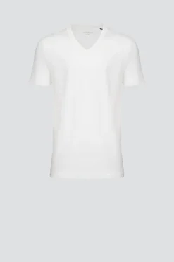 Basic Shirt kurzarm V-Ausschnitt