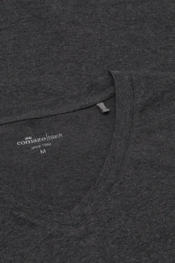 Basic Shirt kurzarm V-Ausschnitt