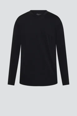 Basic Shirt langarm Rundhals