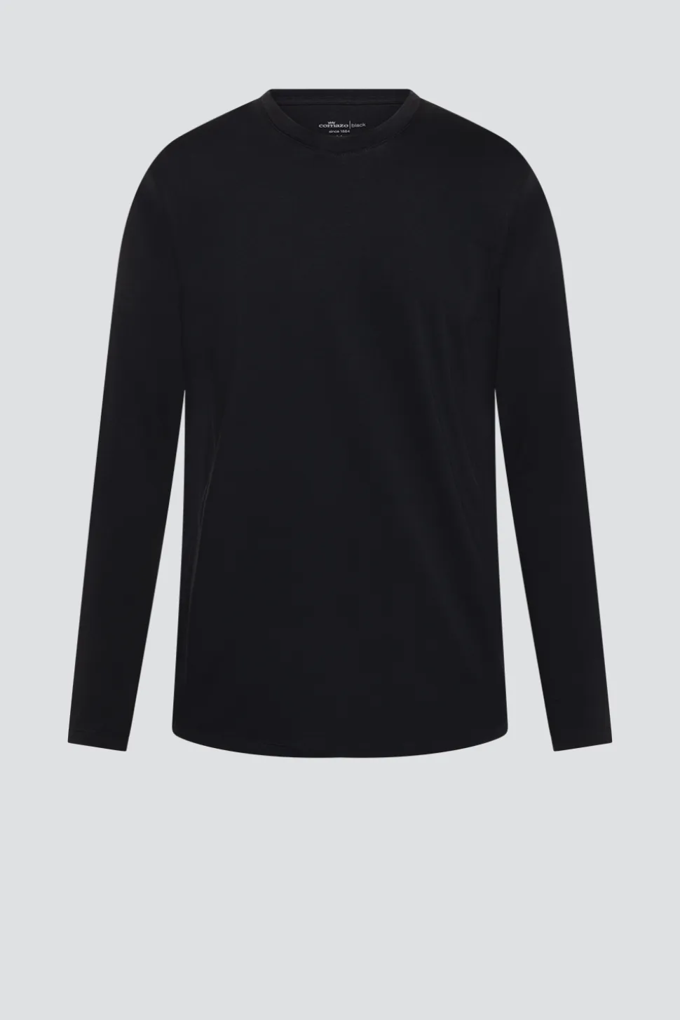 Basic Shirt langarm Rundhals