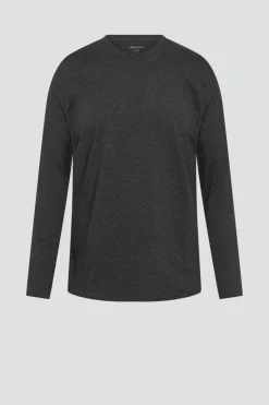 Basic Shirt langarm Rundhals