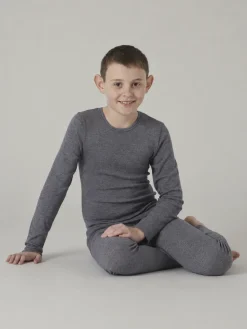 Kinder Leggings mit Wolle-Seide