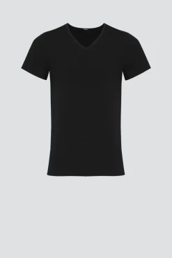 Kurzarm Shirt aus Baumwolle und Micromodal