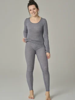 Leggings aus Merinowolle & Seide