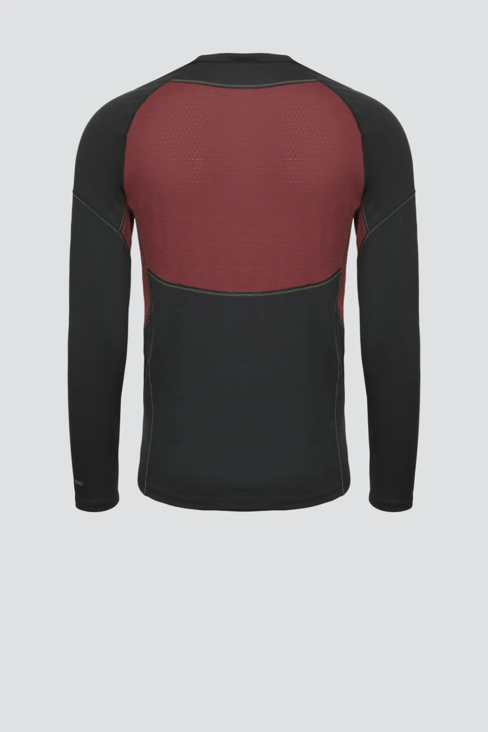 100 % Merinowolle-Shirt langarm | 190 g/m² | Hervorragendes Sweatmanagement dank integrierten Mesh-Einsätzen