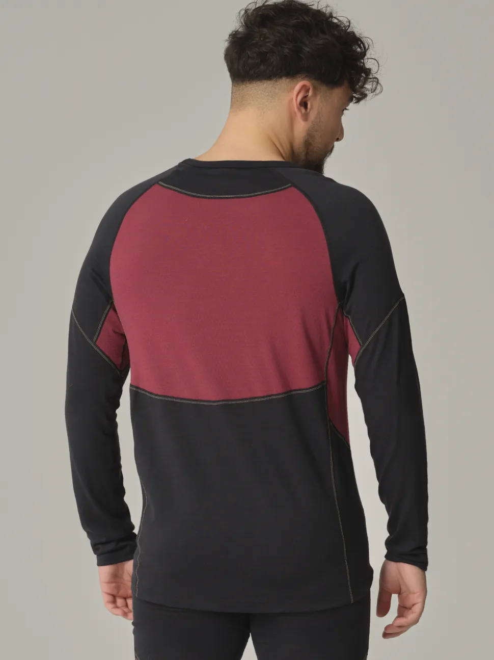 100 % Merinowolle-Shirt langarm | 190 g/m² | Hervorragendes Sweatmanagement dank integrierten Mesh-Einsätzen