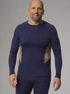 100 % Merinowolle-Shirt langarm | 190 g/m² | Hervorragendes Sweatmanagement dank integrierten Mesh-Einsätzen