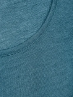Shirt aus Merinowolle & Seide