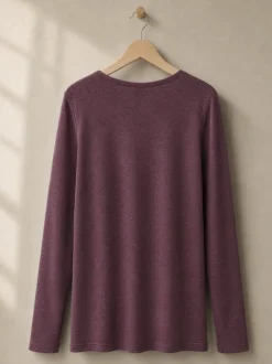 Shirt aus Merinowolle & Seide