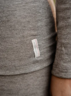 Shirt aus Merinowolle & Seide