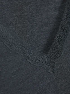 Shirt aus Merinowolle & Seide