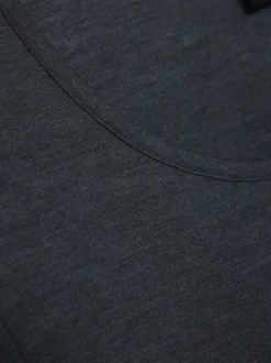 Shirt aus Merinowolle & Seide