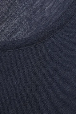 Shirt aus Merinowolle & Seide