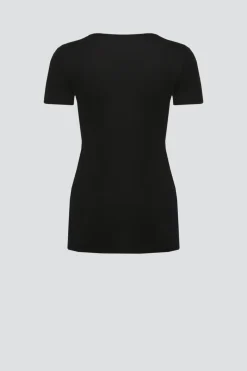 Shirt aus Merinowolle & Seide