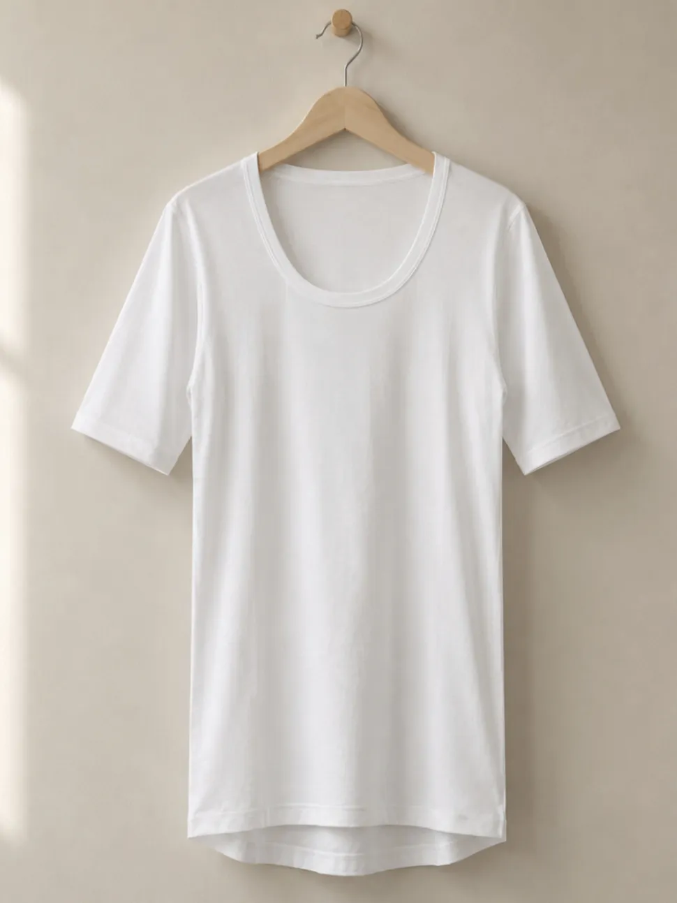 Shirt kurzarm aus Feinripp-Qualität