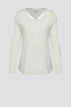 Shirt langarm aus Micromodal
