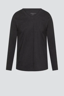 Shirt langarm V-Ausschnitt