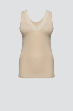 Top aus Modal mit zarter Spitze