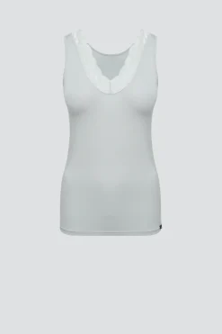 Top aus Modal mit zarter Spitze